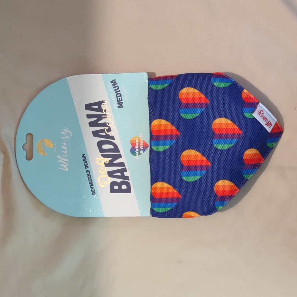 Whimsy Dog Bandana Collar Medium NWT